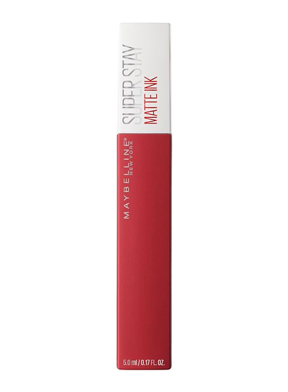 Maybelline New York Superstay Matte Ink Liquid Lipstick, 20 Pioneer, Red