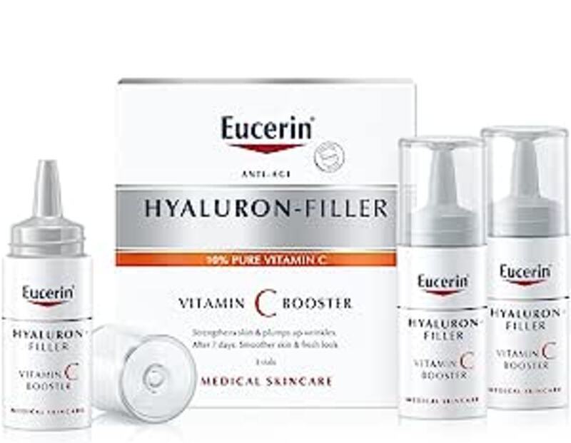 Eucerin Hyaluron-Filler Vitamin C Booster Seerum, 3 Vails, 8ml