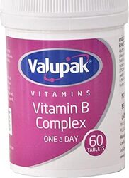 Valupak Vitamin B Complex Supplement, 60 Tablets
