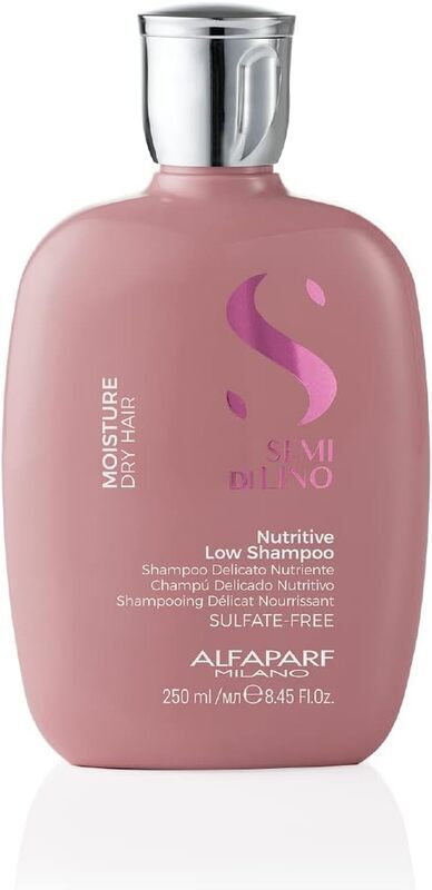 Alfaparf Milano Semi Di Lino Nutritive Low Shampoo for Dry Hair, 250ml