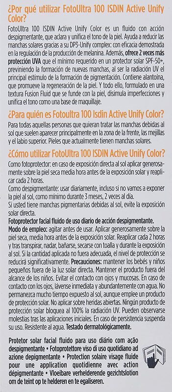 Isdin Foto Ultra 100 Active Unify Fusion Fluid Color, 50ml