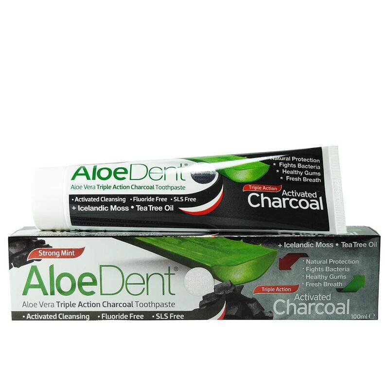 

Aloedent Triple Action Charcol Toothpaste 100Ml
