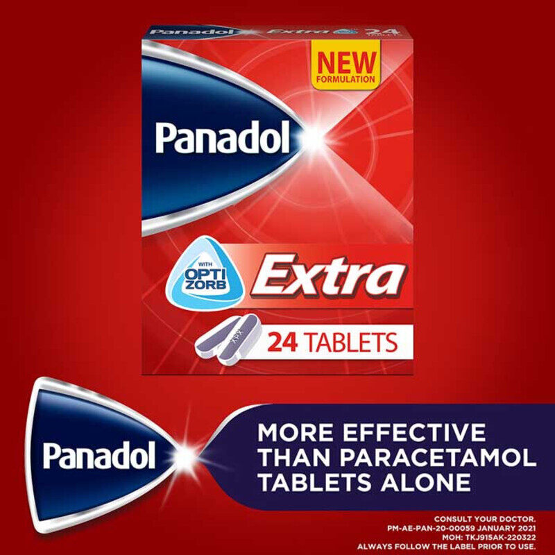 

Glaxo Panadol Extra Optizorb 24S