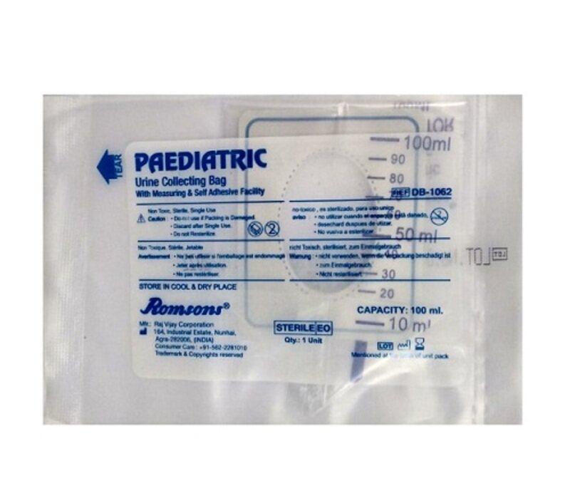 

GENERAL RC PAEDIATRIC URINE COLLECTING BAG GS-1062