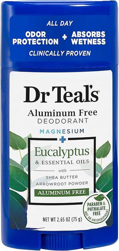 

Dr Teals Aluminum Free Deodorant Eucalyptus 75G