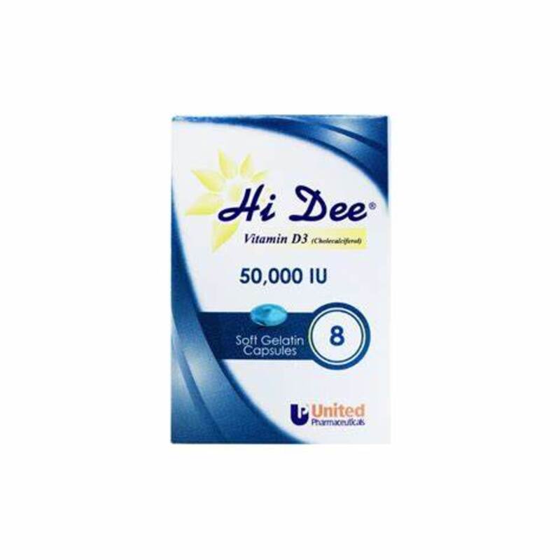 Hidee Vitamin D3 50000 Iu Caps 8S