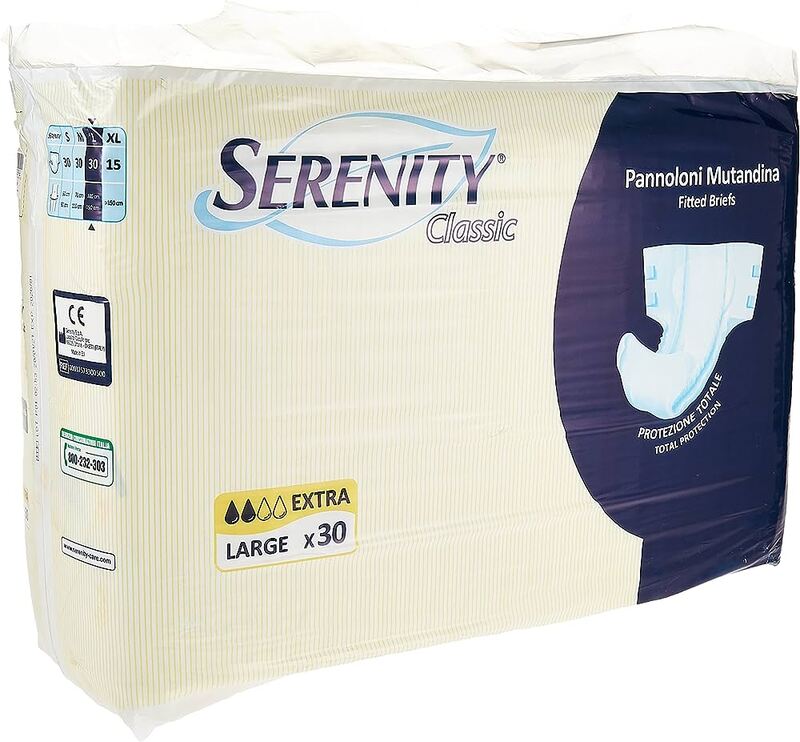 Serenity Classic Fitted Briefs Xl 30'S 3757330