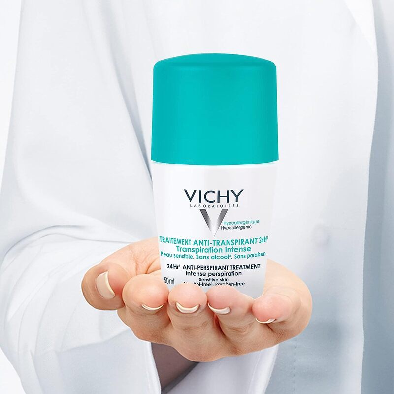 Vichy 48 Hour Anti-Perspirant Treatment for Sensitive Skin Roll-On, 50ml
