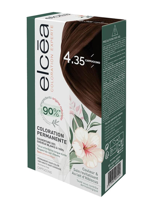 Elcea Coloration Expert Permanent Coloring, 1 Piece, 4.35 Cappuccino