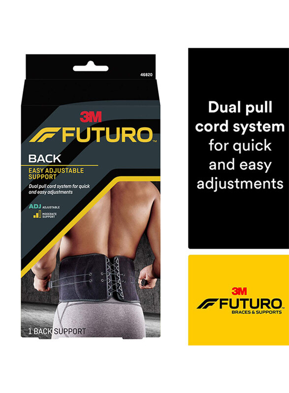 

Futuro 46819 Lightweight Back Support, Black