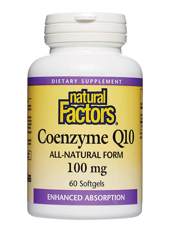 

Natural Factors Coenzyme Q10, 200 Mg, 60 Capsules