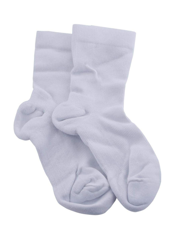 Futuro Diabetic Unisex Socks, Small, White