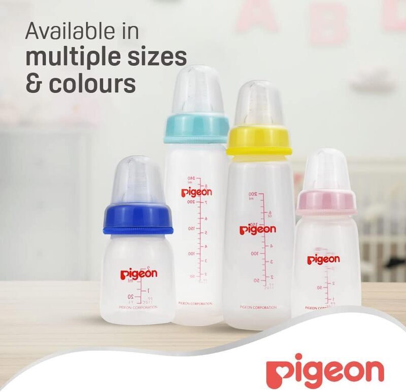 Pigeon Slim Neck Bottle With Cap, 200ml, Yellow