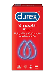 Durex Feel Smooth Condom, 12 Pieces