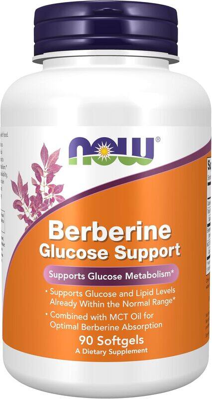 

Now Berberine Glucose Support Softgels 90S