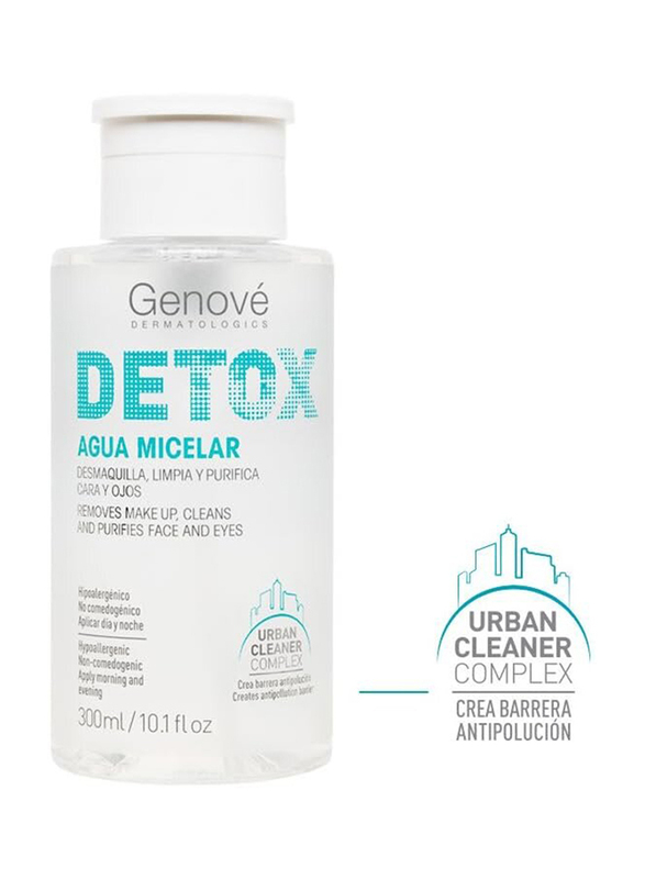 

Genove Detox Detoxifying Micellar Water, 300ml, White