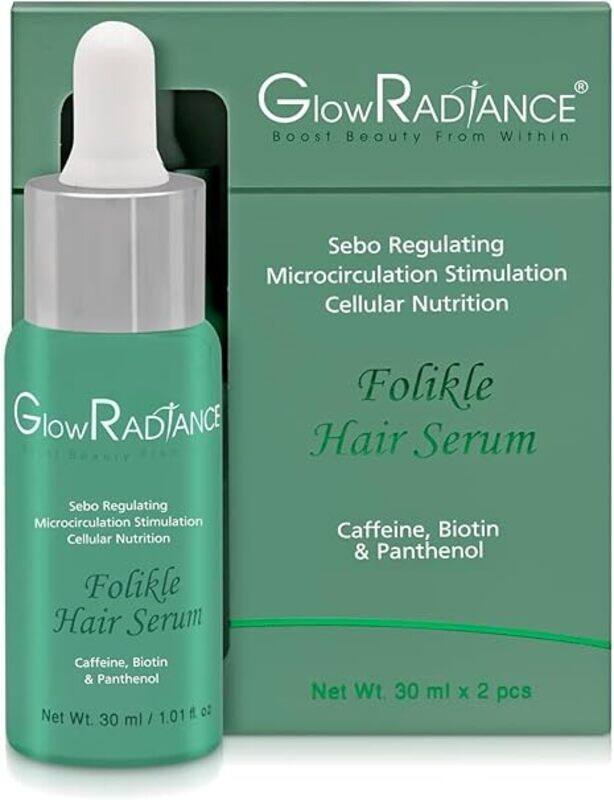 

Glow Radiance Folikle Hair Serum 30 Ml ( 1+1 )