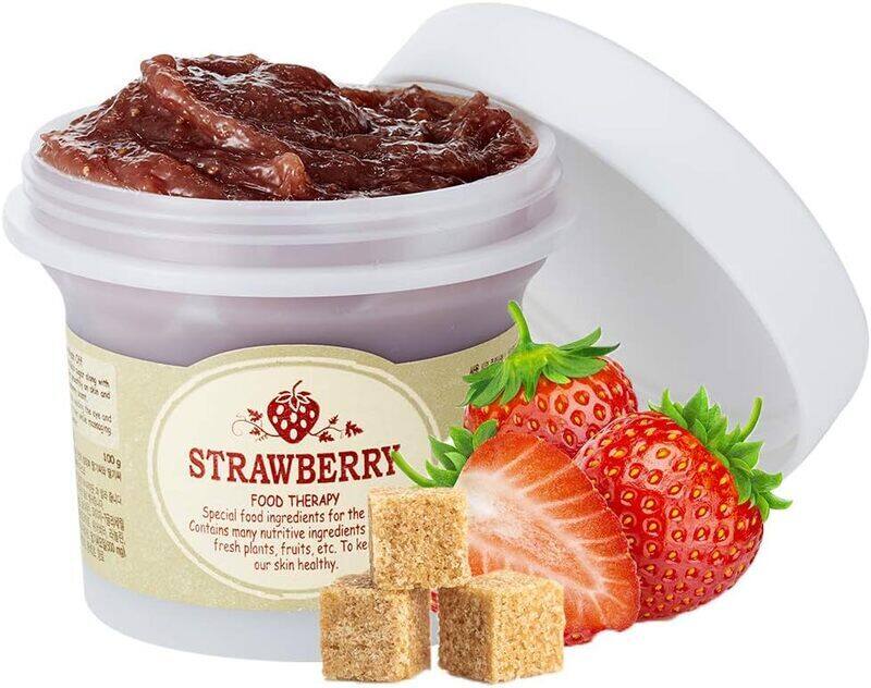 

Skin Food Black Sugar Strawberry Mask Wash Skin Exfoliating and Moisturizing Face wash, 100g