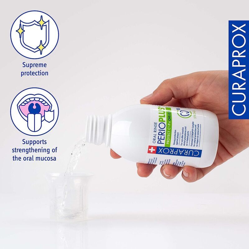 Curaprox Perio Plus+ Protect Mouthwash, 200ml