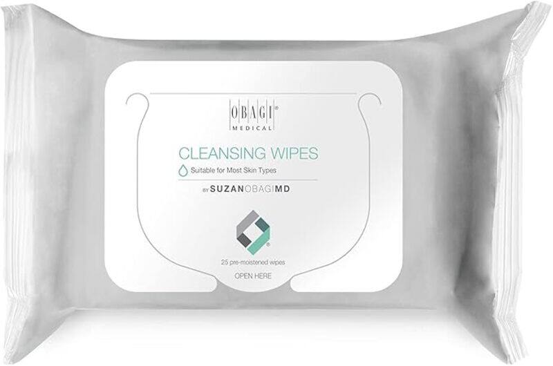 

Obagi On The Go Cleansing And Makeup Removing Wipes 25'S