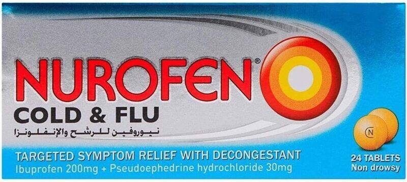 

Nurofen Cold and Flu, 24 Tablets