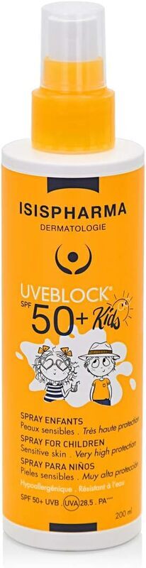 Isis Pharma UVEBLOCK SPF50+ Very High Protection Spray for Kids, 200ml