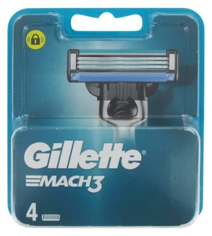 

Gillette Mach3 Razor Blade Refills, 4 Pieces