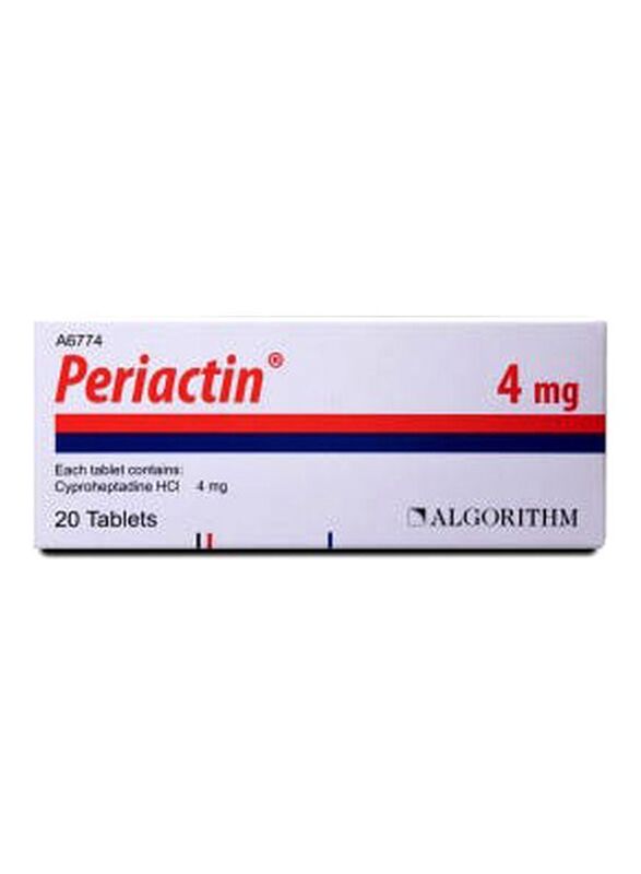 Periactin 4Mg Tab 20'S Xx