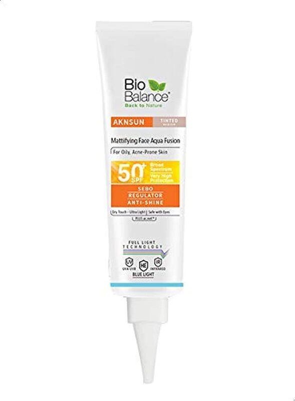 Biobalance SPF50 Aknsun Mattifying Face Aqua Fusion, 40ml