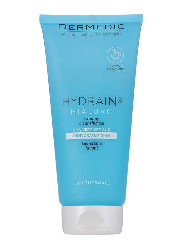 Dermedic Hydrain3 Hialuro Creamy Cleansing Gel, 200ml