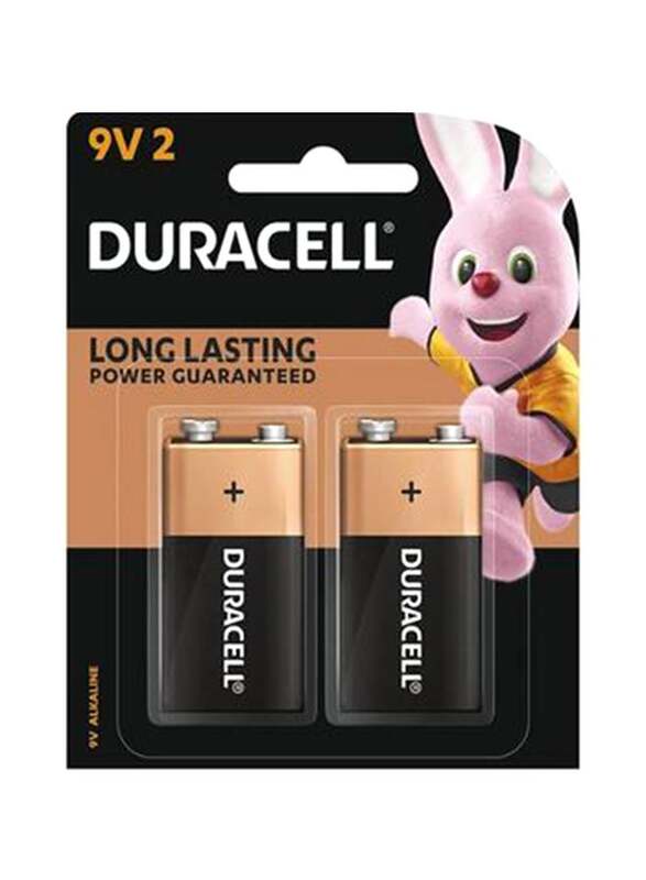 DURACELL COPPERHEAD 9V BATTERIES 2NOS