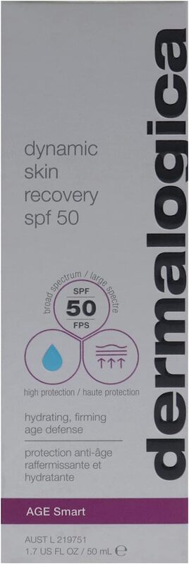 Dermalogica Age Smart SPF 50 Dynamic Skin Recovery Moisturizer Cream, 2Oz