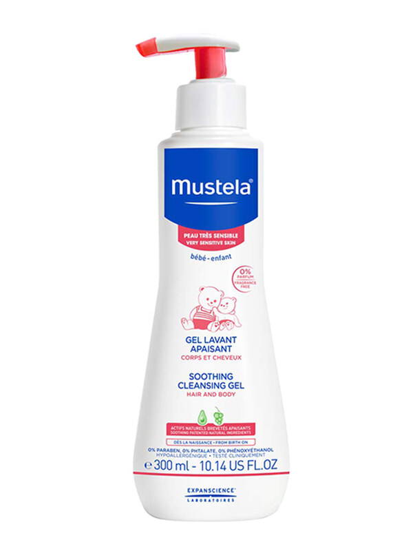 

Mustela 300ml Soothing Cleansing Gel for Hair and Body for Baby