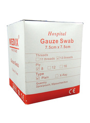 Medix Gauze Swab, 7.5cm X 7.5cm, 50Strips