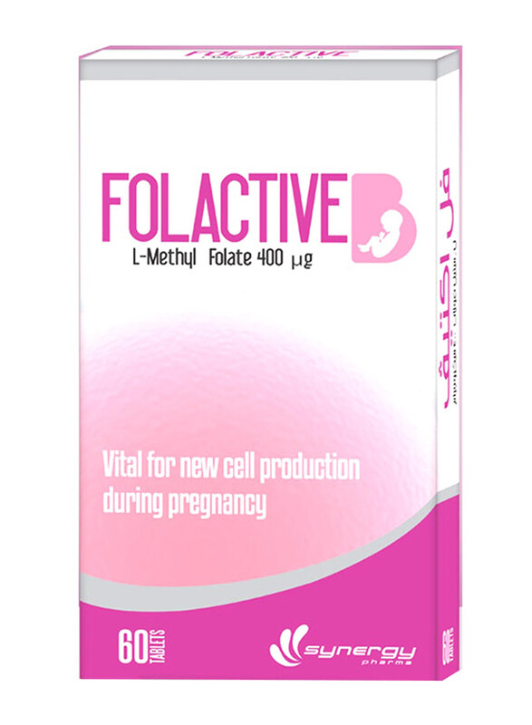

Synergy Folactive, 60 Tablets