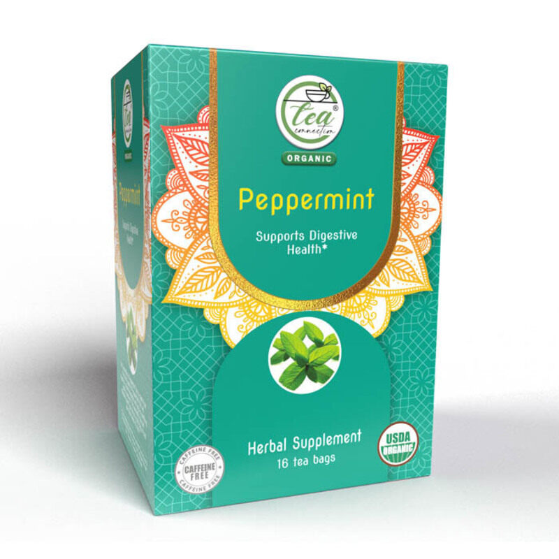 

Tea Connection Organic Peppermint Tea Bags 16'S