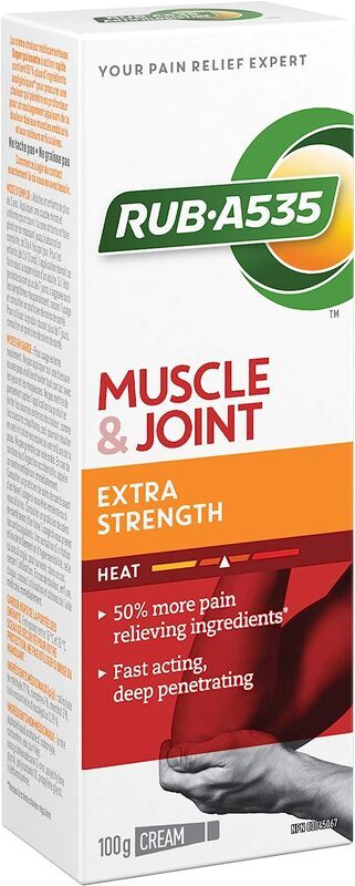 Rub A535 Extra Strength Muscle & Joint Heat Cream, 100gm