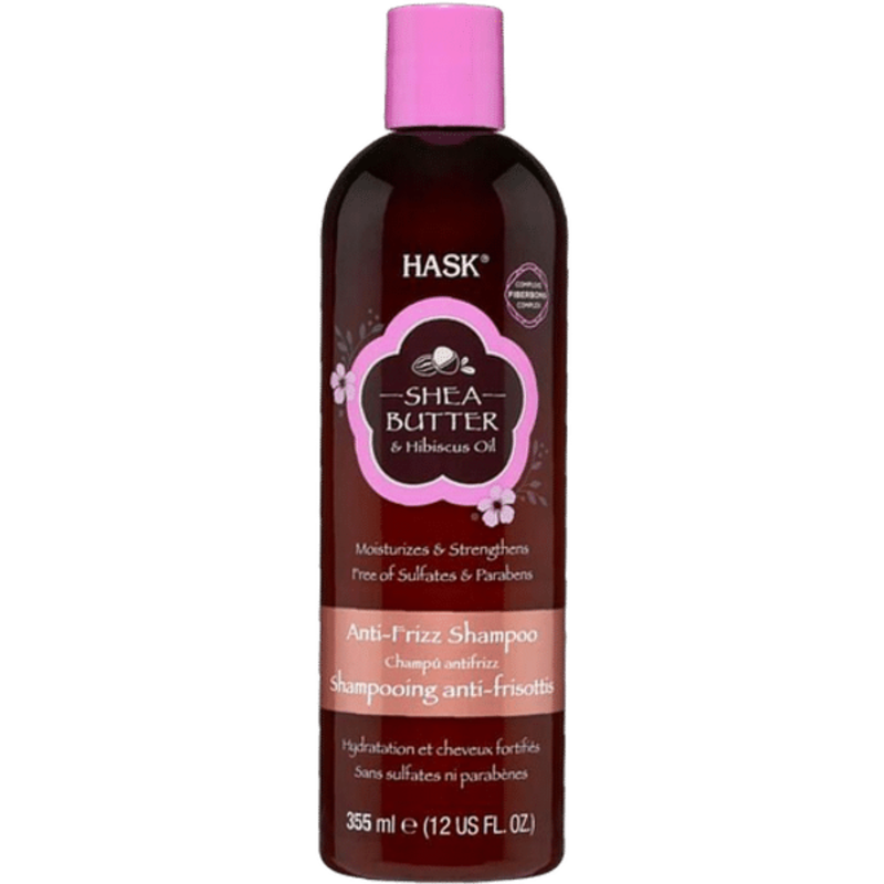 HASK SHEA BUTTER & HIBISCUS OIL SHAMPOO 355ML