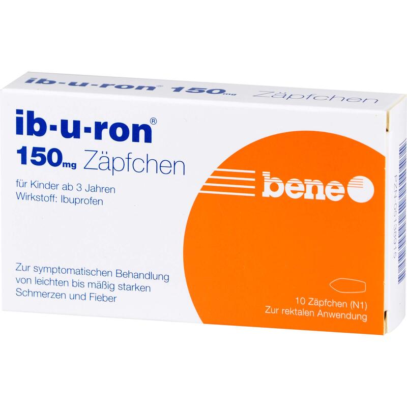 IBURON 150 MG SUPPOSITORIES 10'S