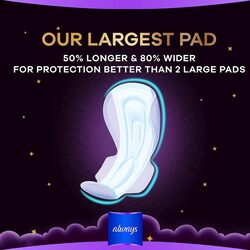 Always Dream Pad Clean & Dry Maxi Thick Night Long with Wings, 7pcs, 1g