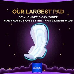 Always Dreamzz Pad Clean & Dry Maxi Thick Night Long with Wings, 7pcs, 1g