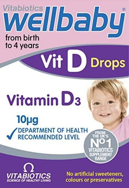 Vitabiotics Wellbaby Vitamin D Drops, 30ML