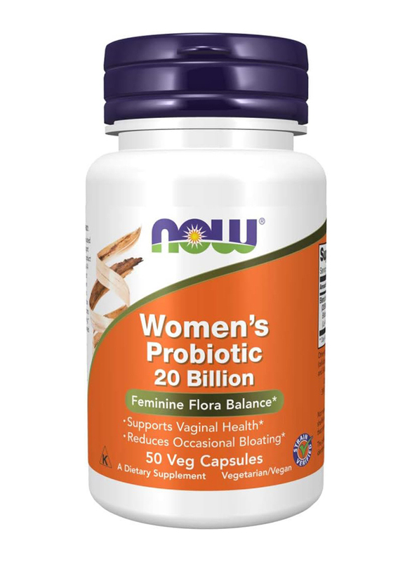 Now Foods Women's Probiotic 20 Billion Dietary Supplements, 50 Veg Capsules
