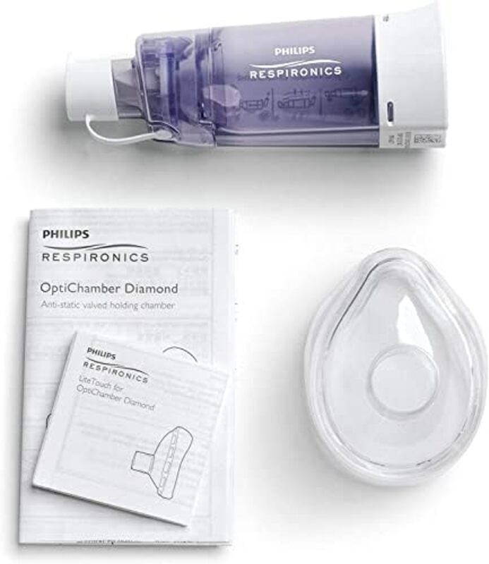 Respironics Optichamber Diamond with Small Lite Touch Mask, 1 Piece