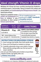 Vitabiotics Wellbaby Vitamin D Drops, 30ML