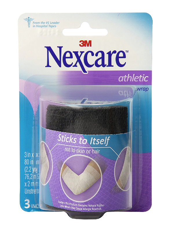 

Nexcare Athletic Wrap 5-Yards, Black, 8cm