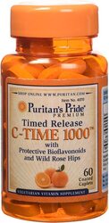 Puritan's Pride C Time Vitamin Supplement, 1000mg, 60 Caplets