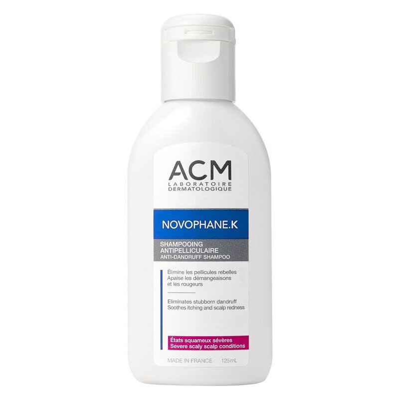 ACM Laboratoire Dermatologique Novophane K Anti Dandruff Treatment Shampoo, 125ml