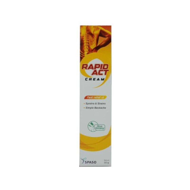 

SPASO Rapid Act Cream 50Gm