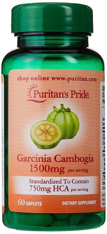 

Puritan's Pride Garcinia Cambogia, 750mg, 60 Caplets